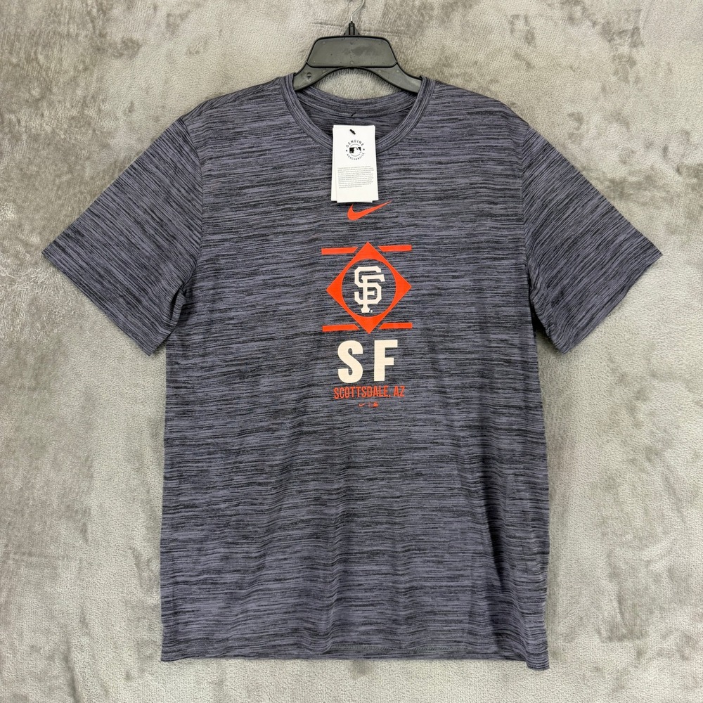 San Francisco Giants Nike T-Shirt Mens L Grey MLB Baseball Scottsdale AZ NEW